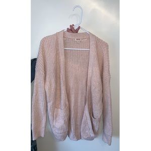 Pink cardigan
